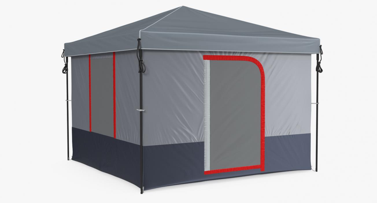 3D Cabin Camping Tent model
