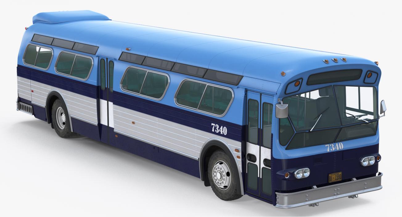 Transit Bus Flxible New Look Simple Interior 3D model