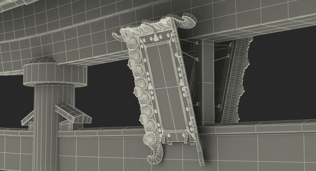 3D model Torii Gate