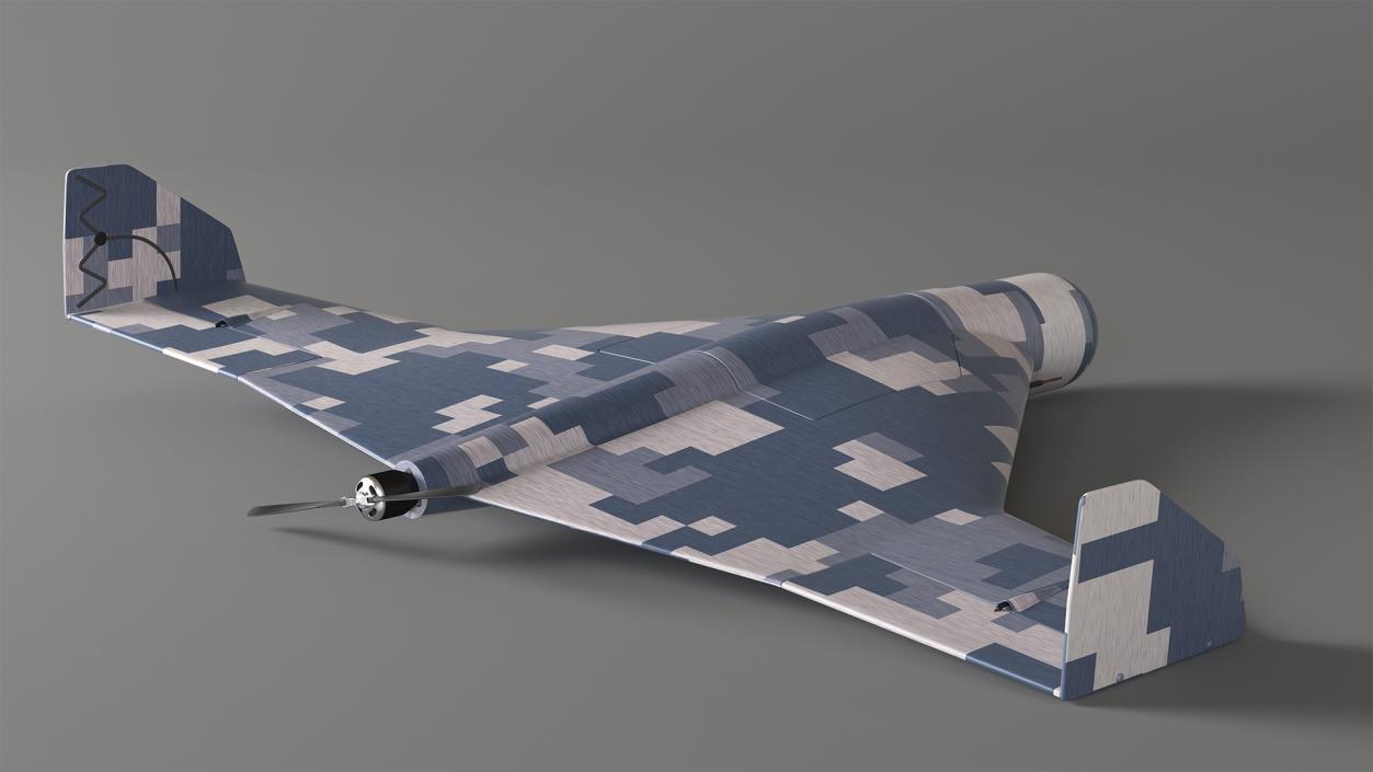 Kamikaze Drone Winter Camouflage 3D