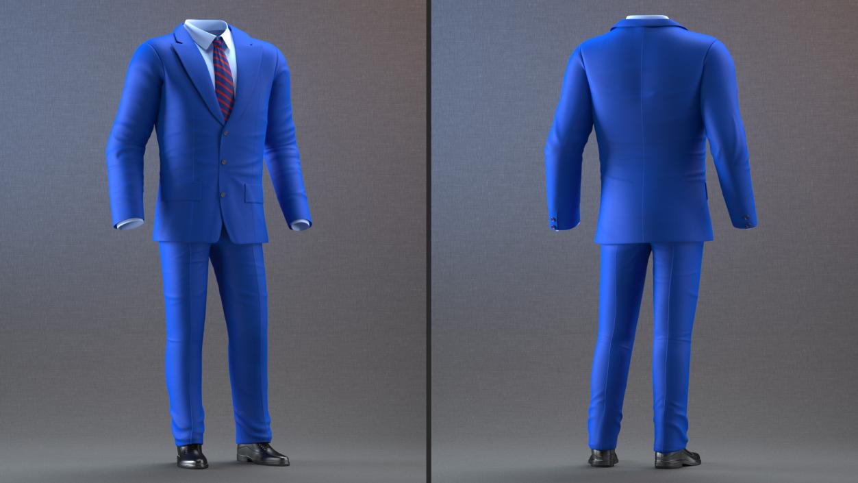 3D Cartoon Business Suit