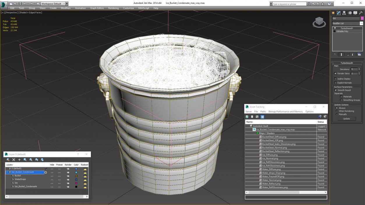 3D Ice Bucket Condensate