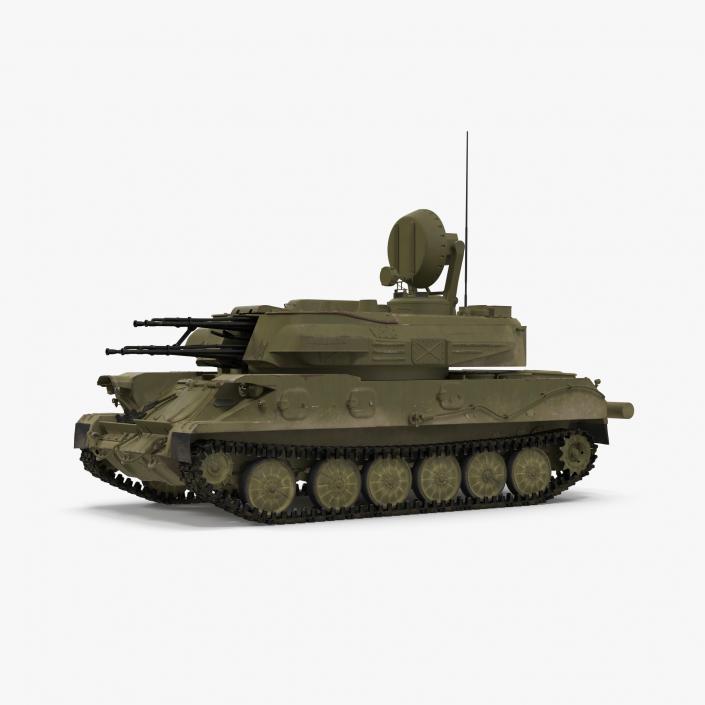 Anti Aircraft Tank ZSU 23 Shilka 3D