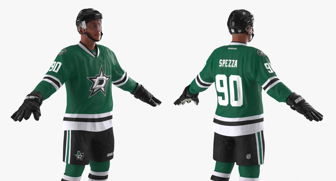 Hockey Player Stars 3D model