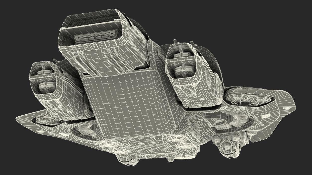 3D model Sci Fi Dropship