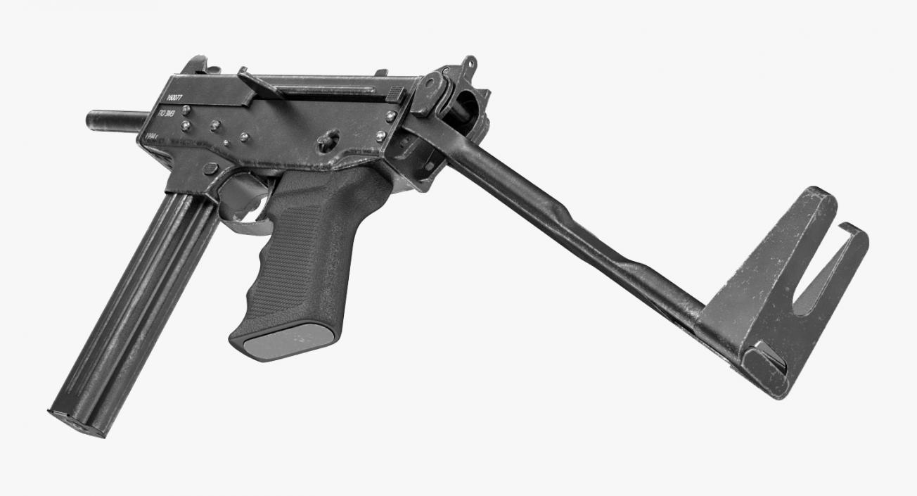 3D model Submachine Gun PP-91 KEDR