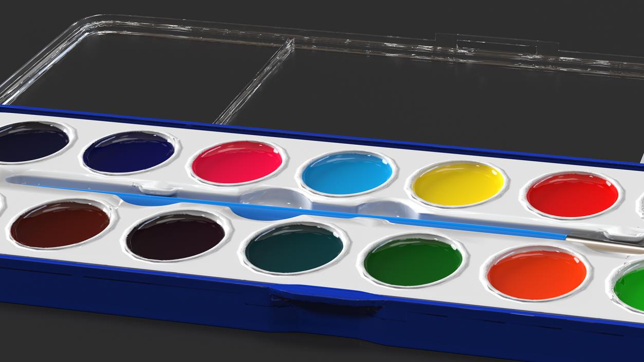 3D Water Color Set for Children Open Box Fur