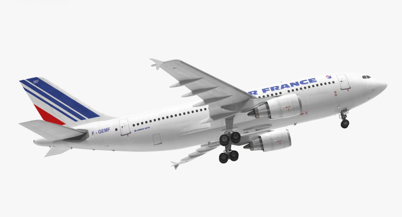 3D Airbus A310-300 Air France