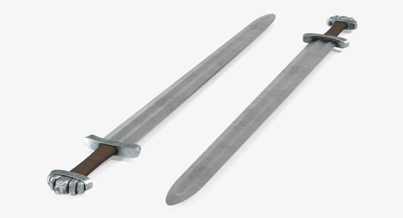 3D Medieval Viking Sword