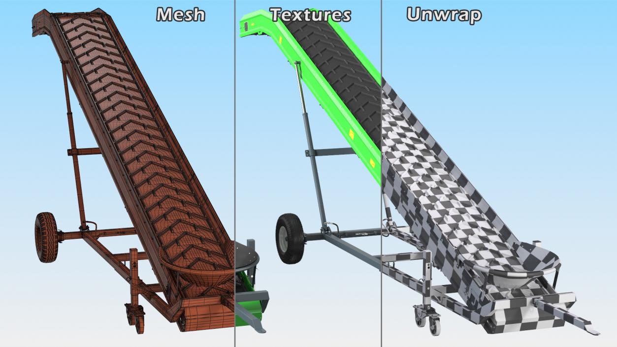 Agriculture Conveyor Belt System 3D