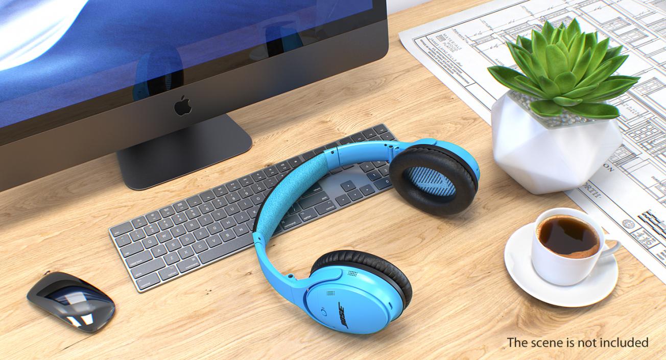 Wireless Headphones Generic 3D