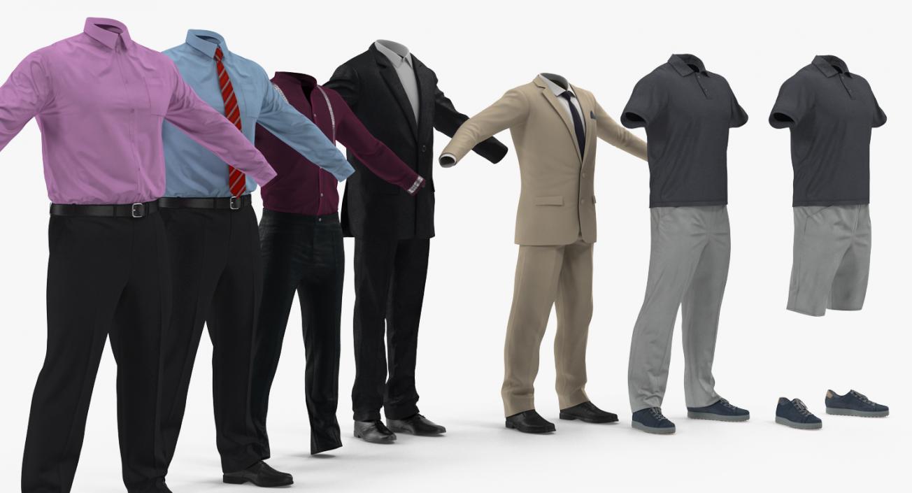 Men Clothes Collection 3D