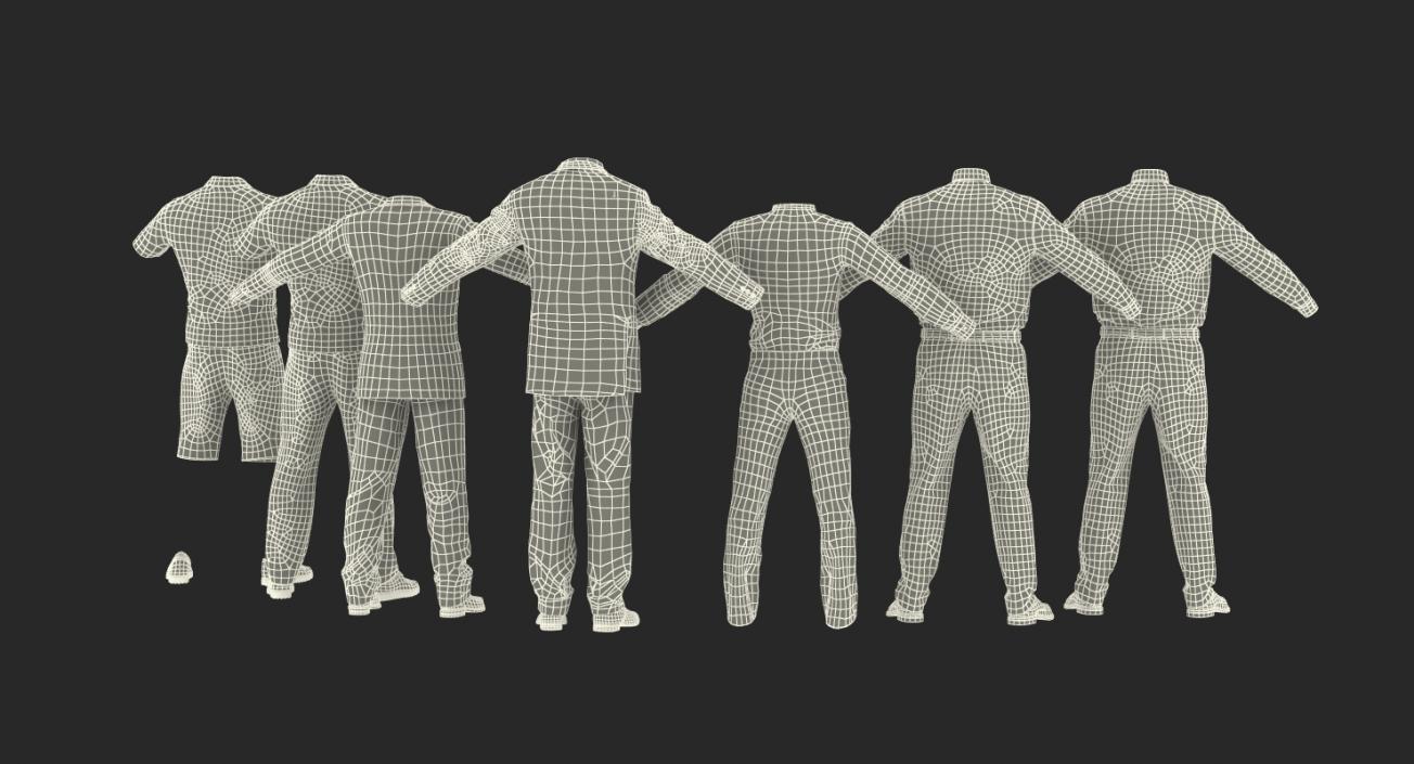 Men Clothes Collection 3D