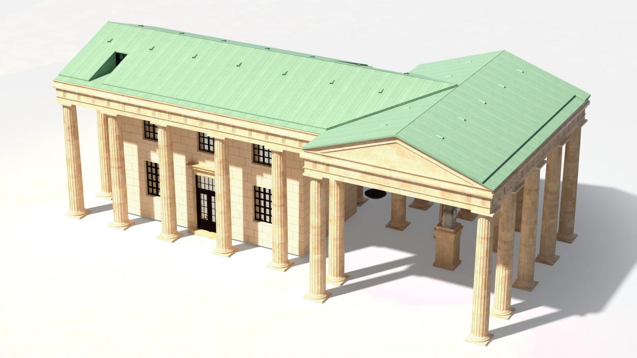 3D Neoclassical Building
