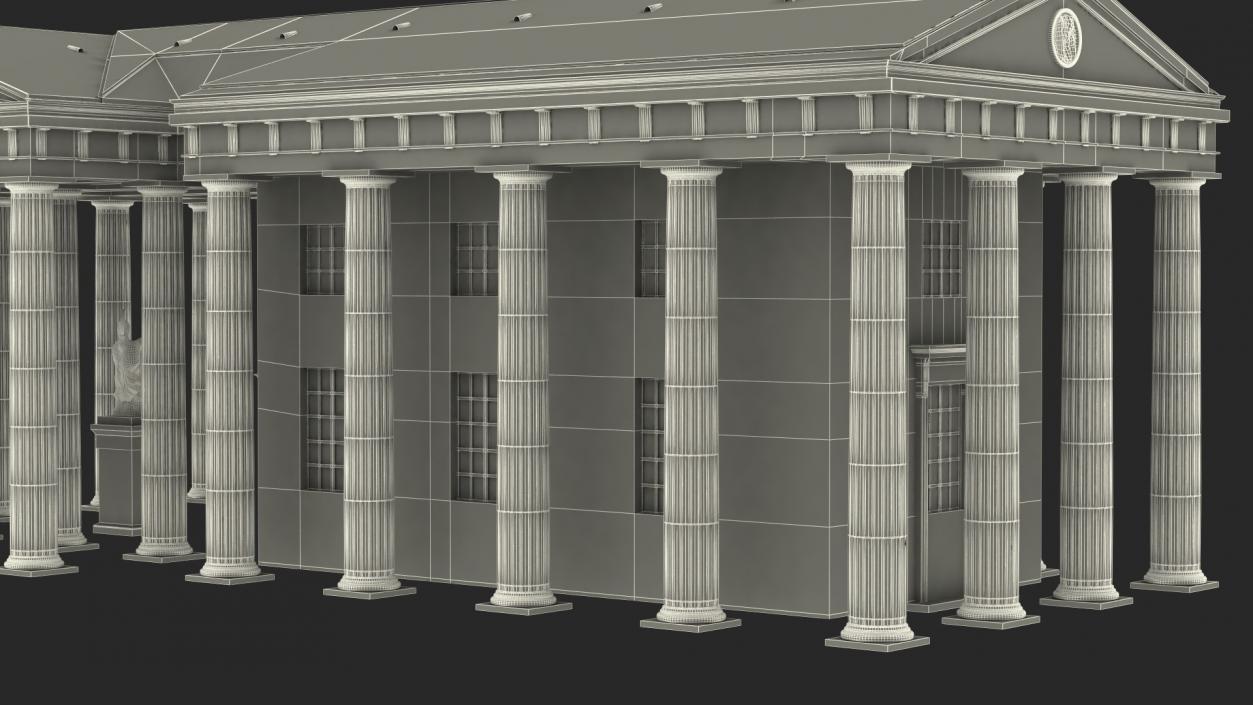 3D Neoclassical Building