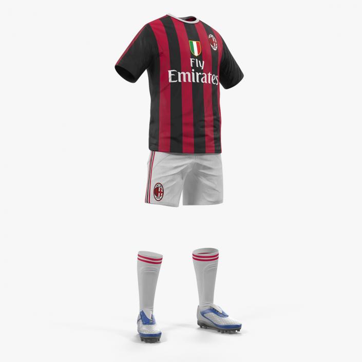 3D model Soccer Uniform Milan