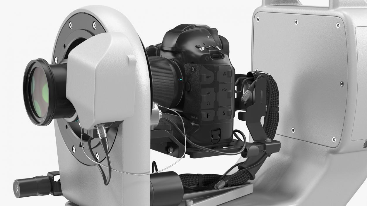 3D Remote Control Robotic Camera System with Digital Cam model