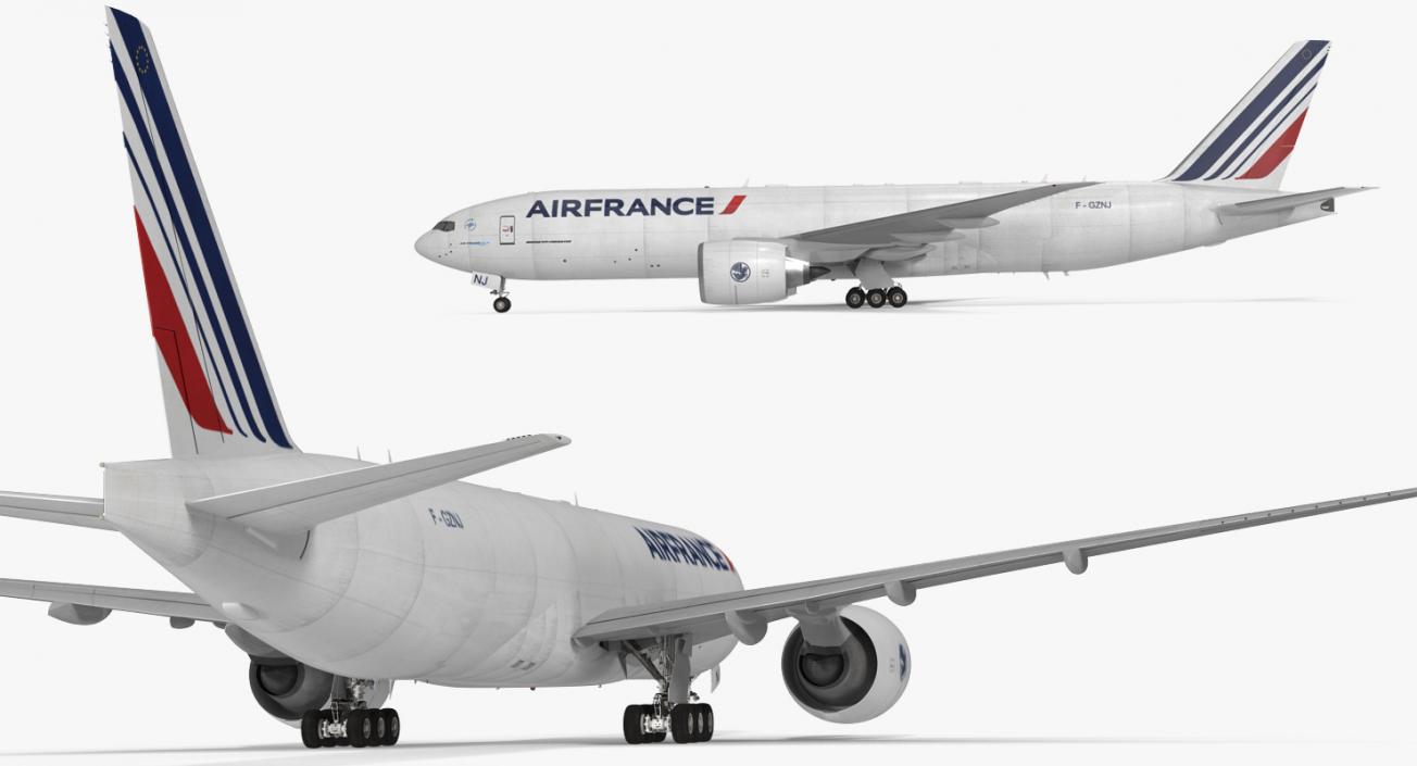 3D Boeing 777 Freighter Air France