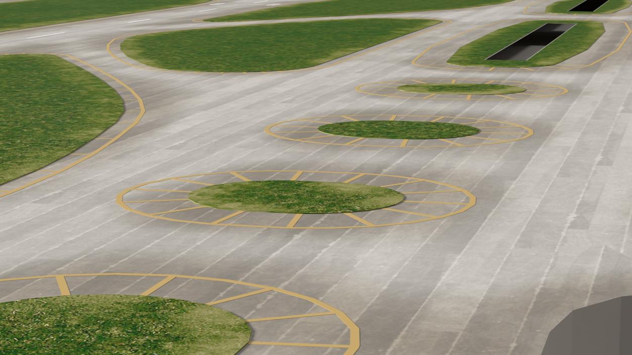 Airport Runway 3D model