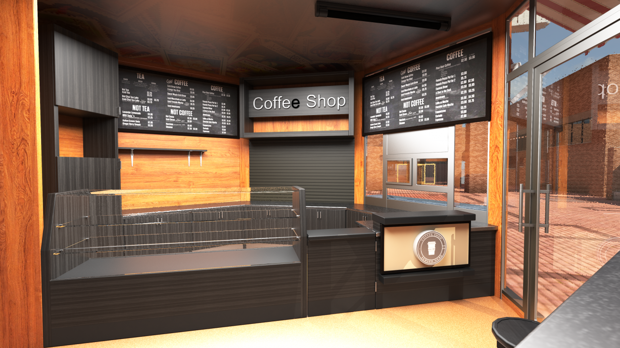 3D model Coffee Shop Building