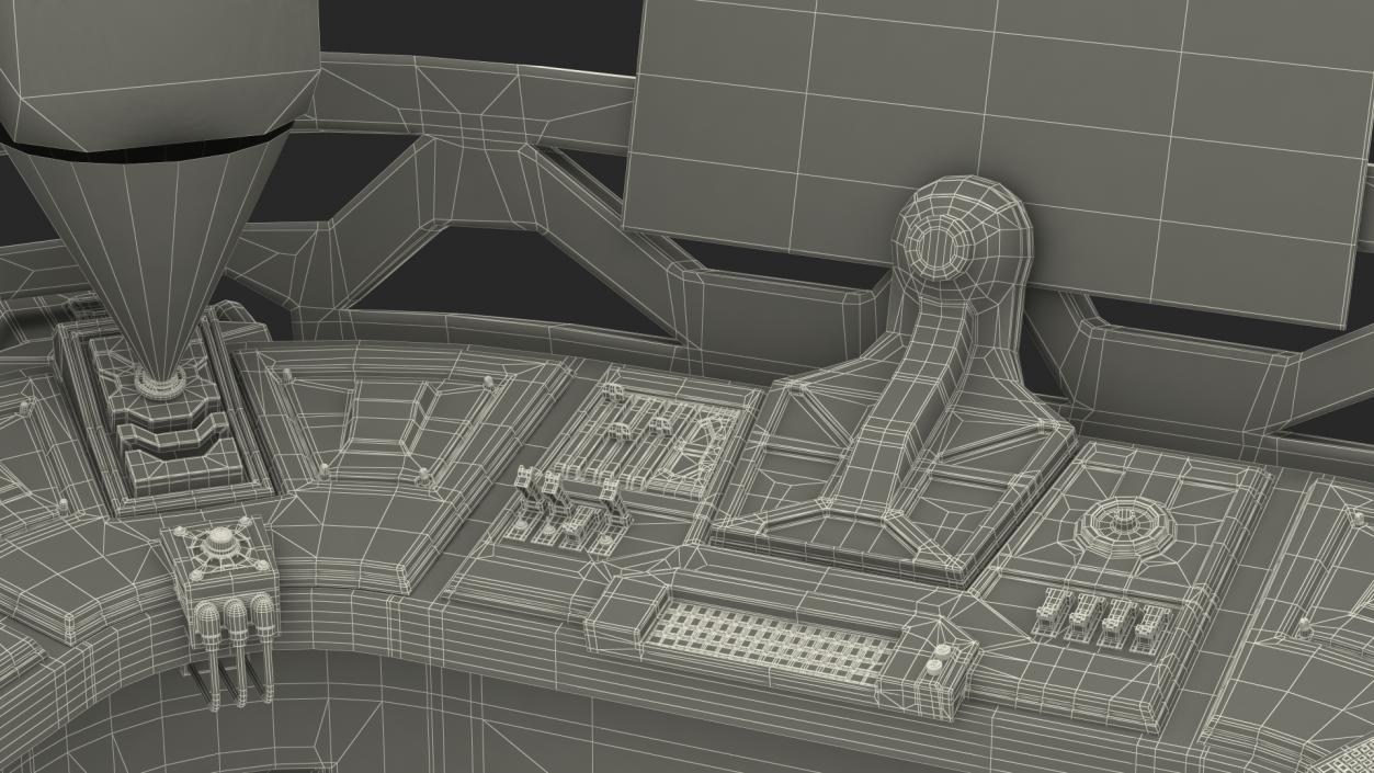 Sci Fi Hologram Control Panel 3D model