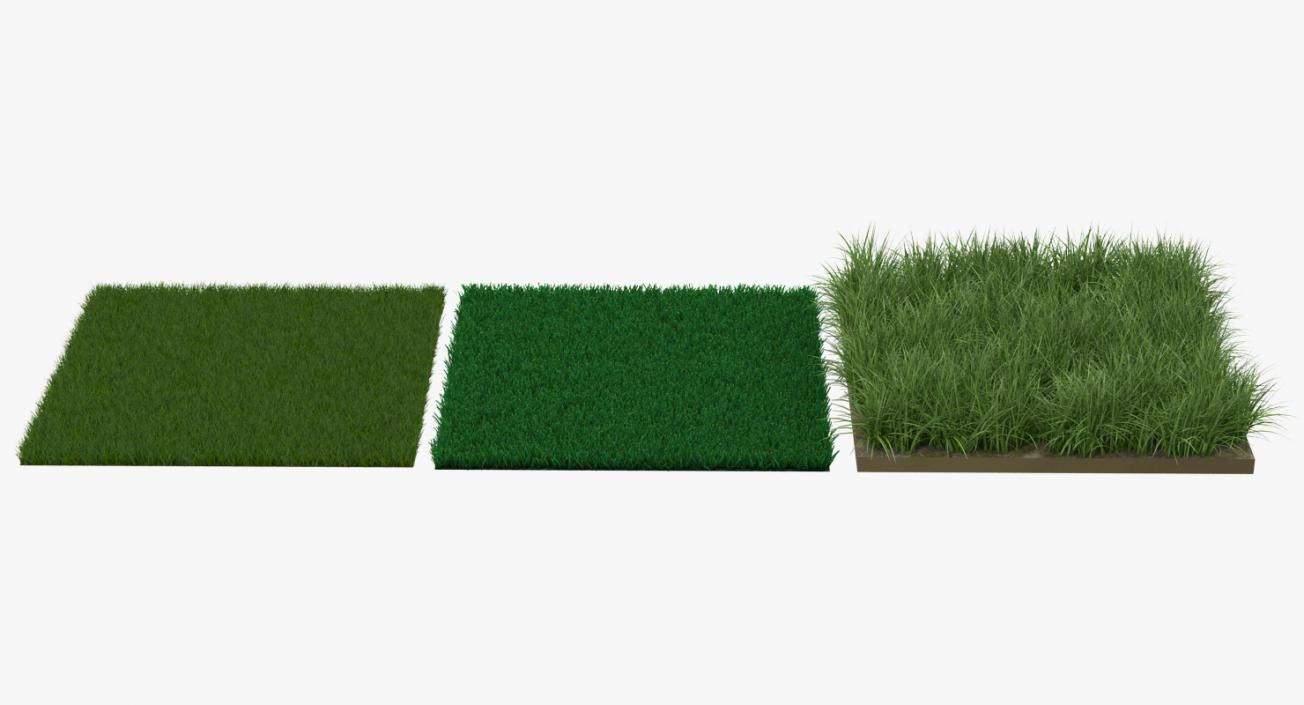 3D model Grass Fields Collection 2