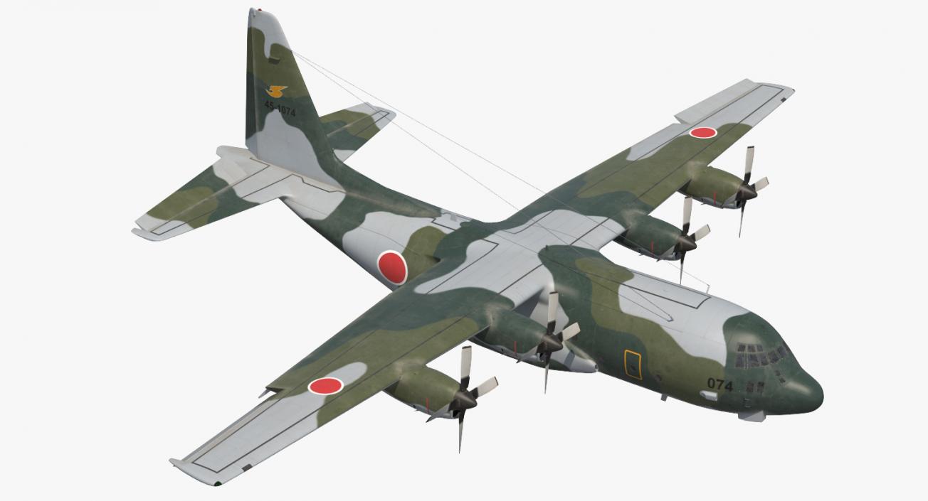 3D Lockheed C 130H Hercules L-382 Japan Air Force