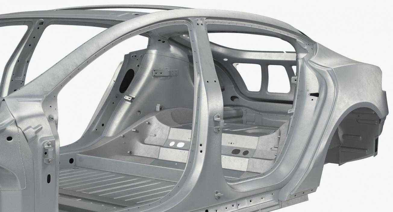 3D Tesla Model S Frame 2