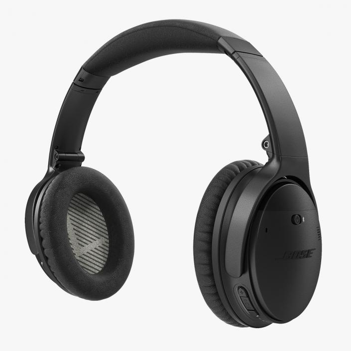 Bose Quiet Comfort Wireless Headphones Black 3D model