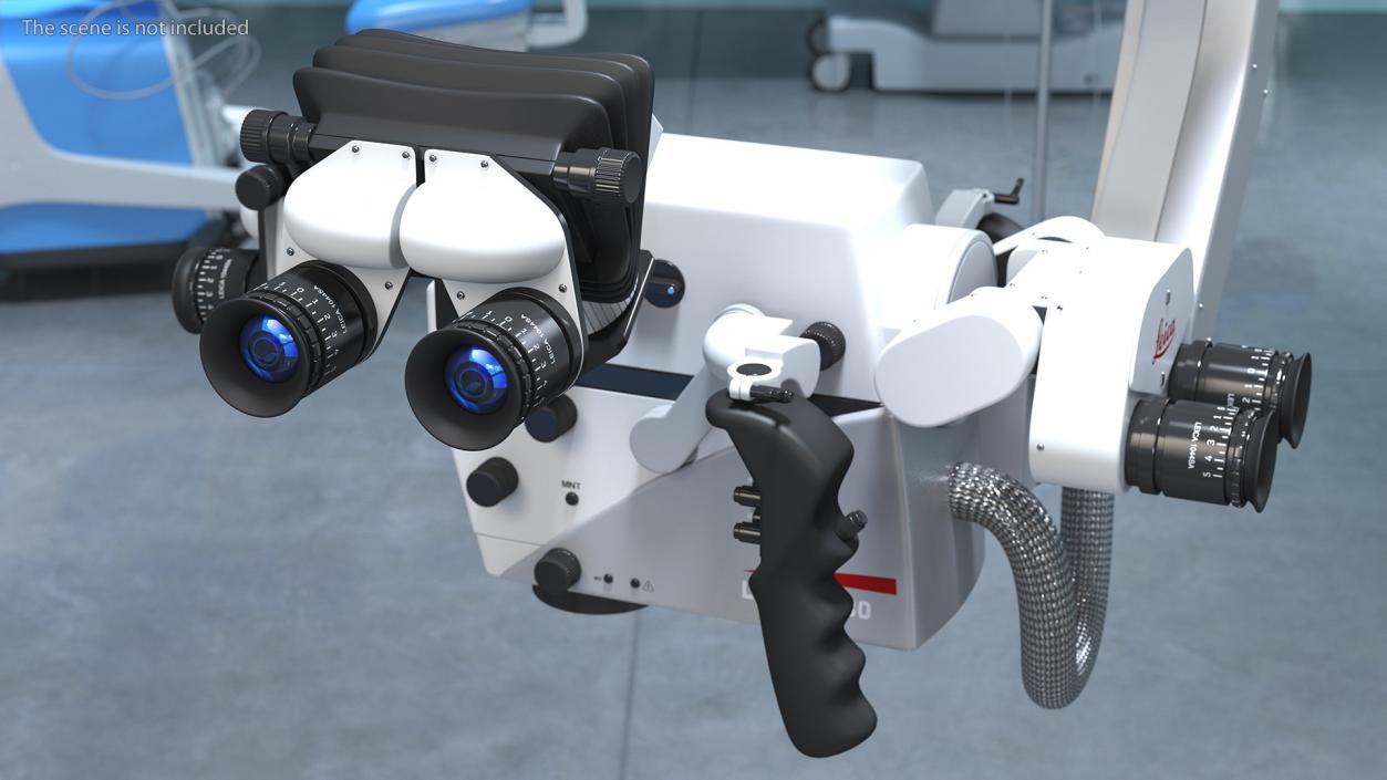 Precision Surgical Microscope Leica M530 OHX 3D model