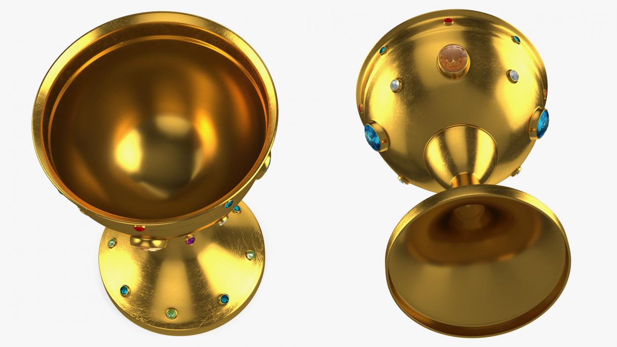 3D model Medieval Jeweled Gold Cup