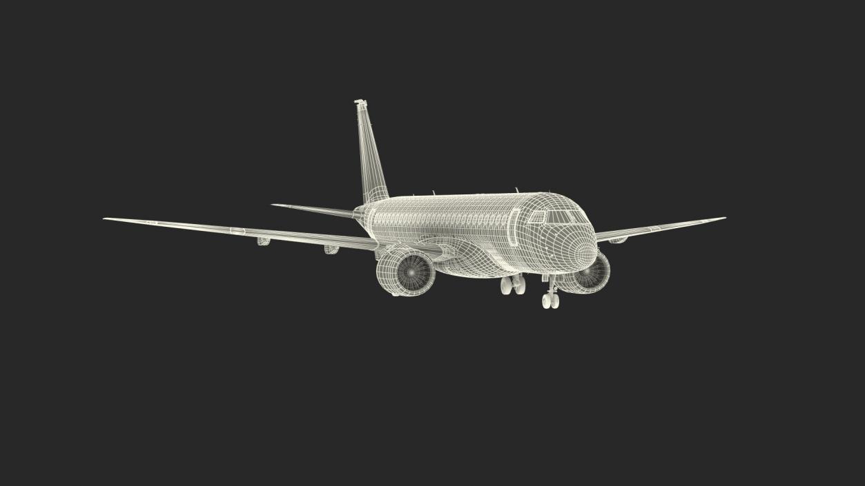 3D Embraer E-Jet E190-E2 Rigged model