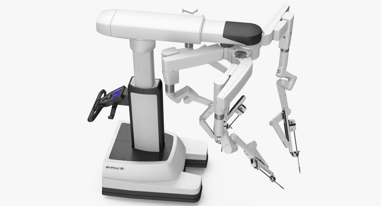 3D model Surgical Robotic System da Vinci SI