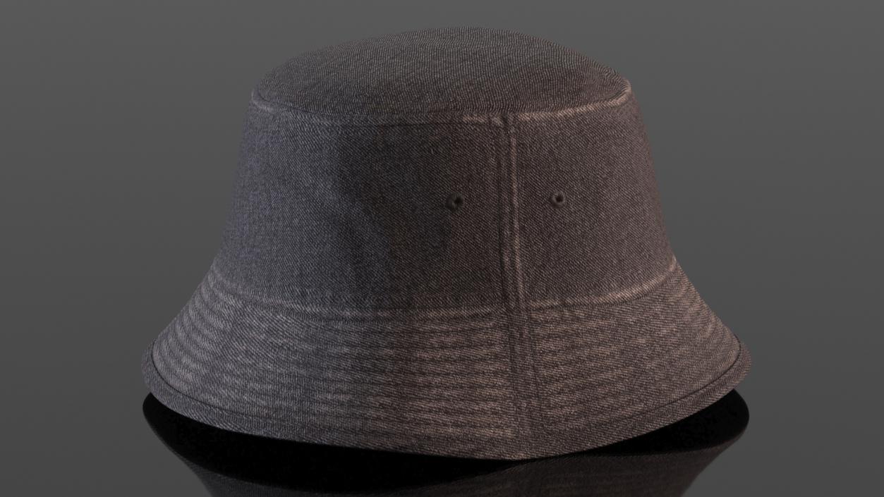 3D Jeans Bucket Hat