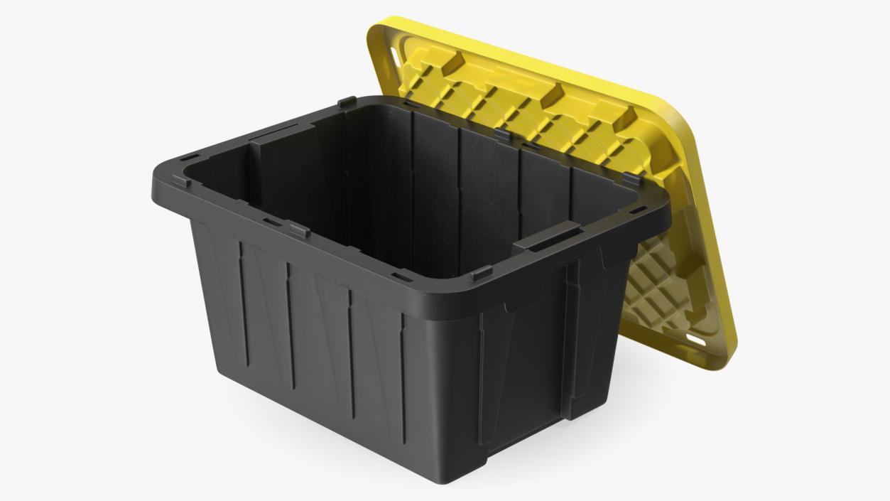 3D Tough Box Storage Tote with Lid