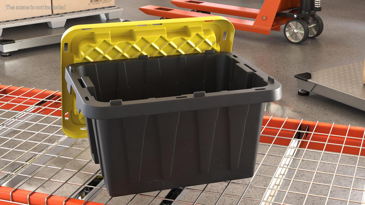 3D Tough Box Storage Tote with Lid