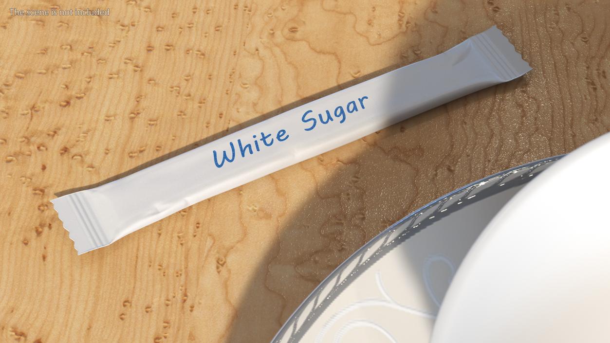 Sugar Stick White 3D