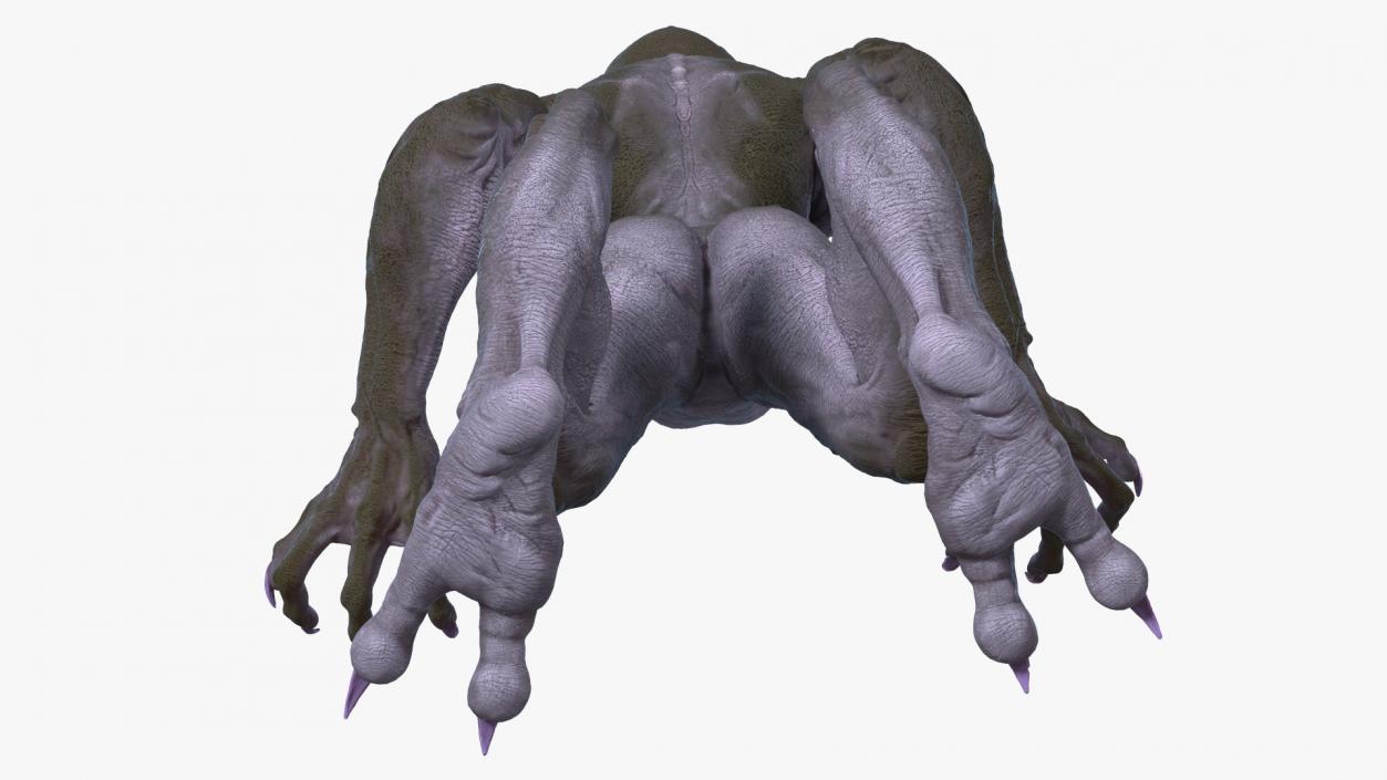 Monster Beast Standing Pose 3D