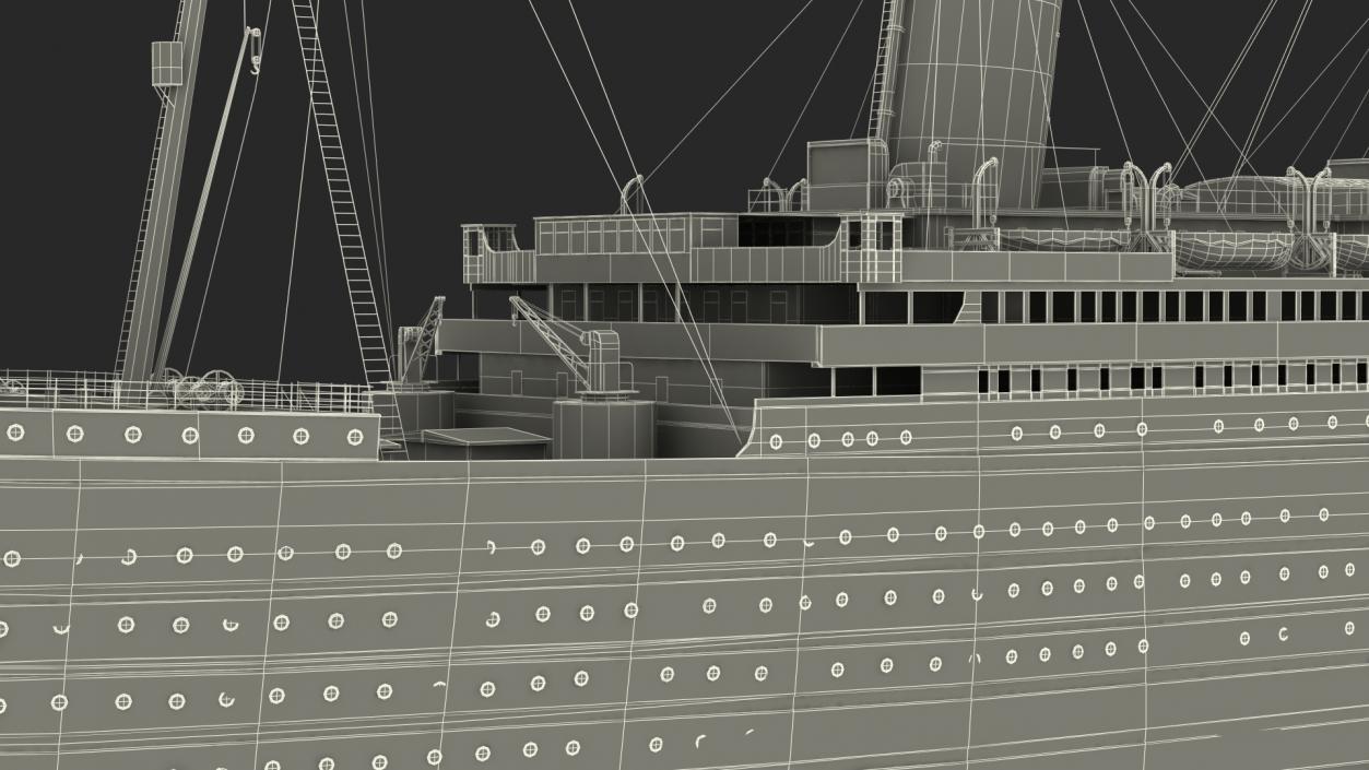 Olympic Ocean Liner 3D model