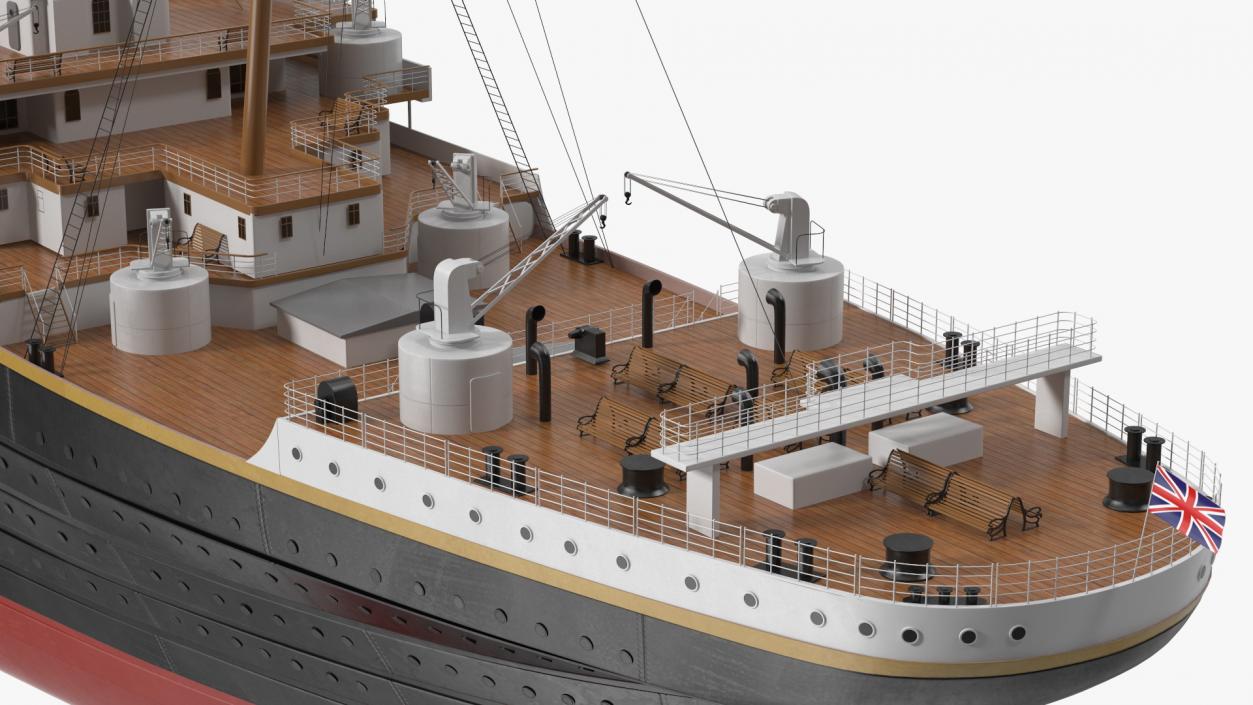 Olympic Ocean Liner 3D model