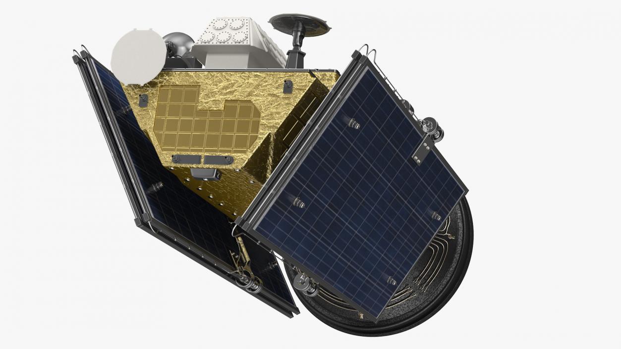 3D model Payload Fairing with Communications Satellite