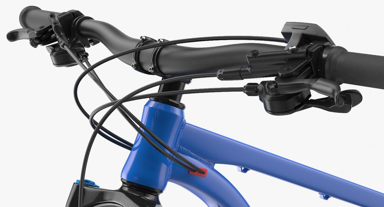 Electric Trail Bike Generic Rigged 3D model