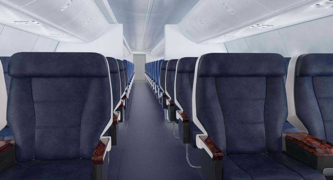 Passenger Airplane Interior 3D