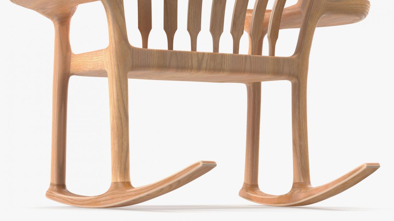 3D model Triple Rocking Chair