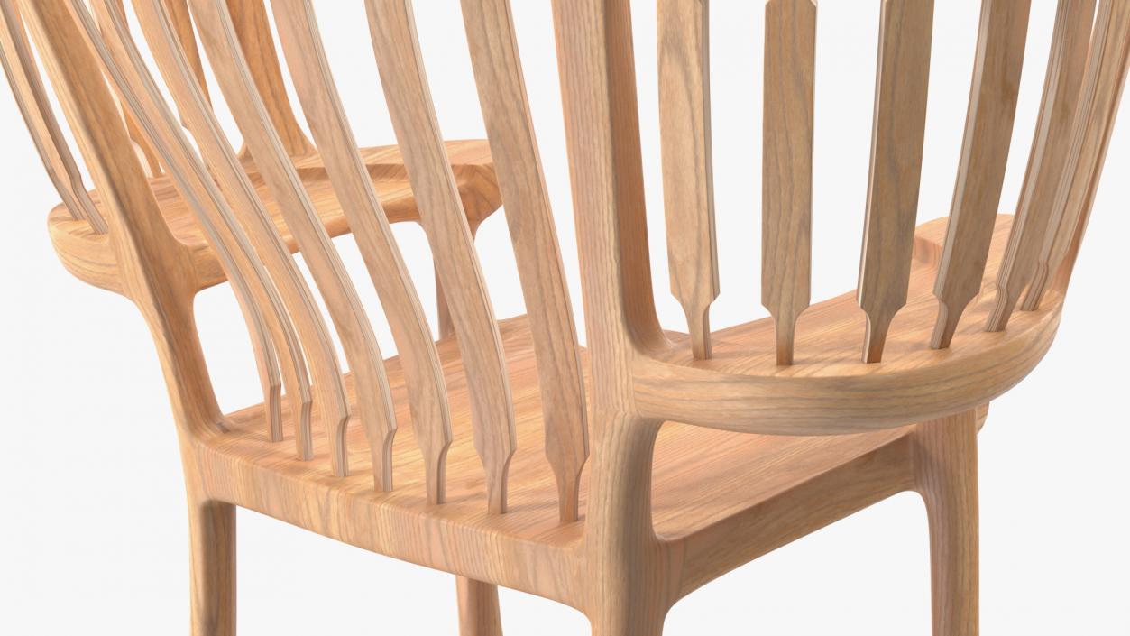 3D model Triple Rocking Chair