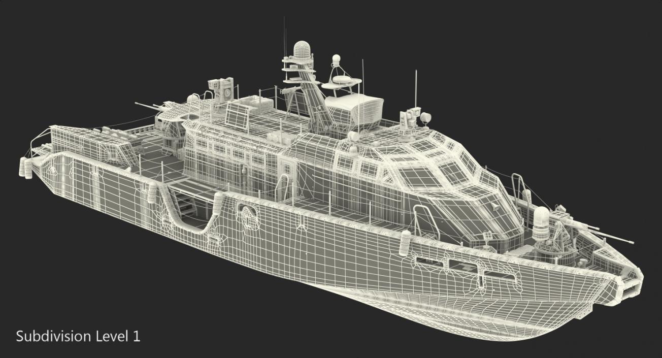 3D model Mark VI Patrol Boat Clean