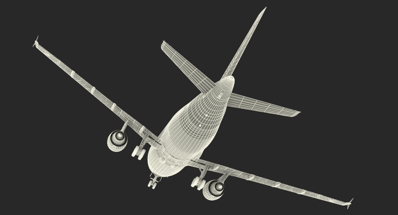 Airbus A310-300 Lufthansa Rigged 3D