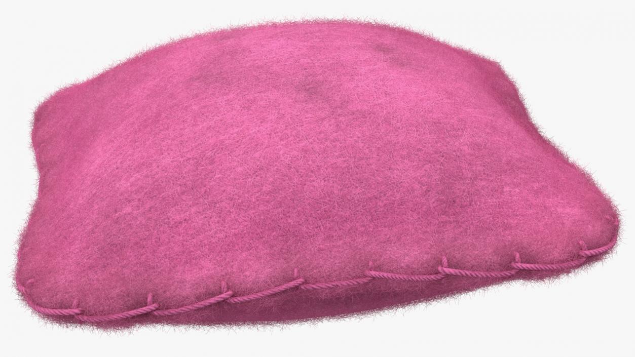 3D model Pin Cushion with Fur