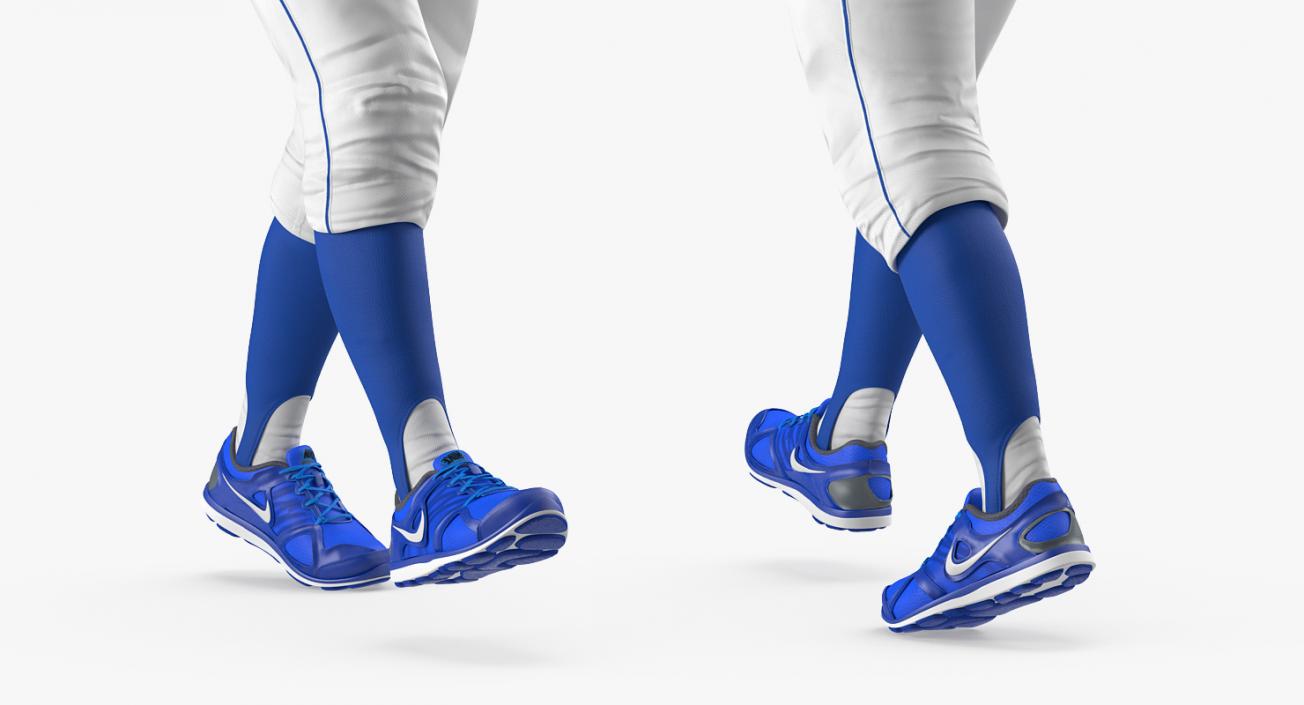 Baseball Player Rigged Mets 3D