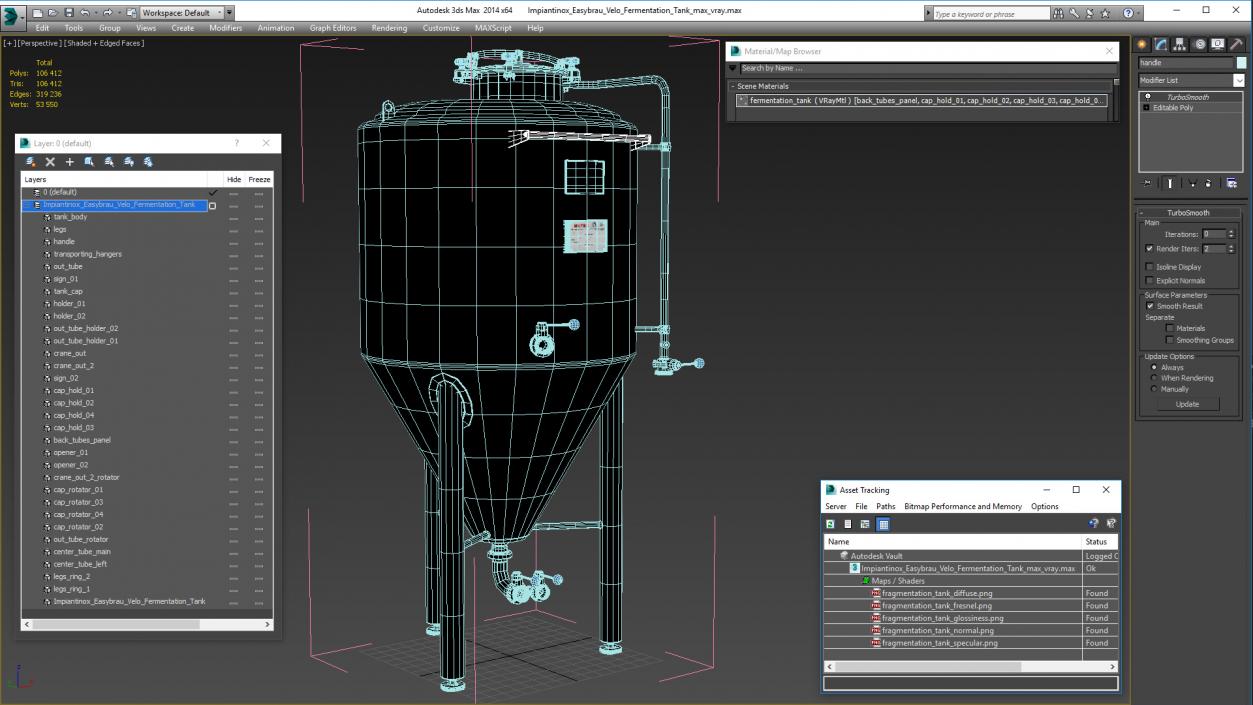 3D Impiantinox Easybrau Velo Fermentation Tank model